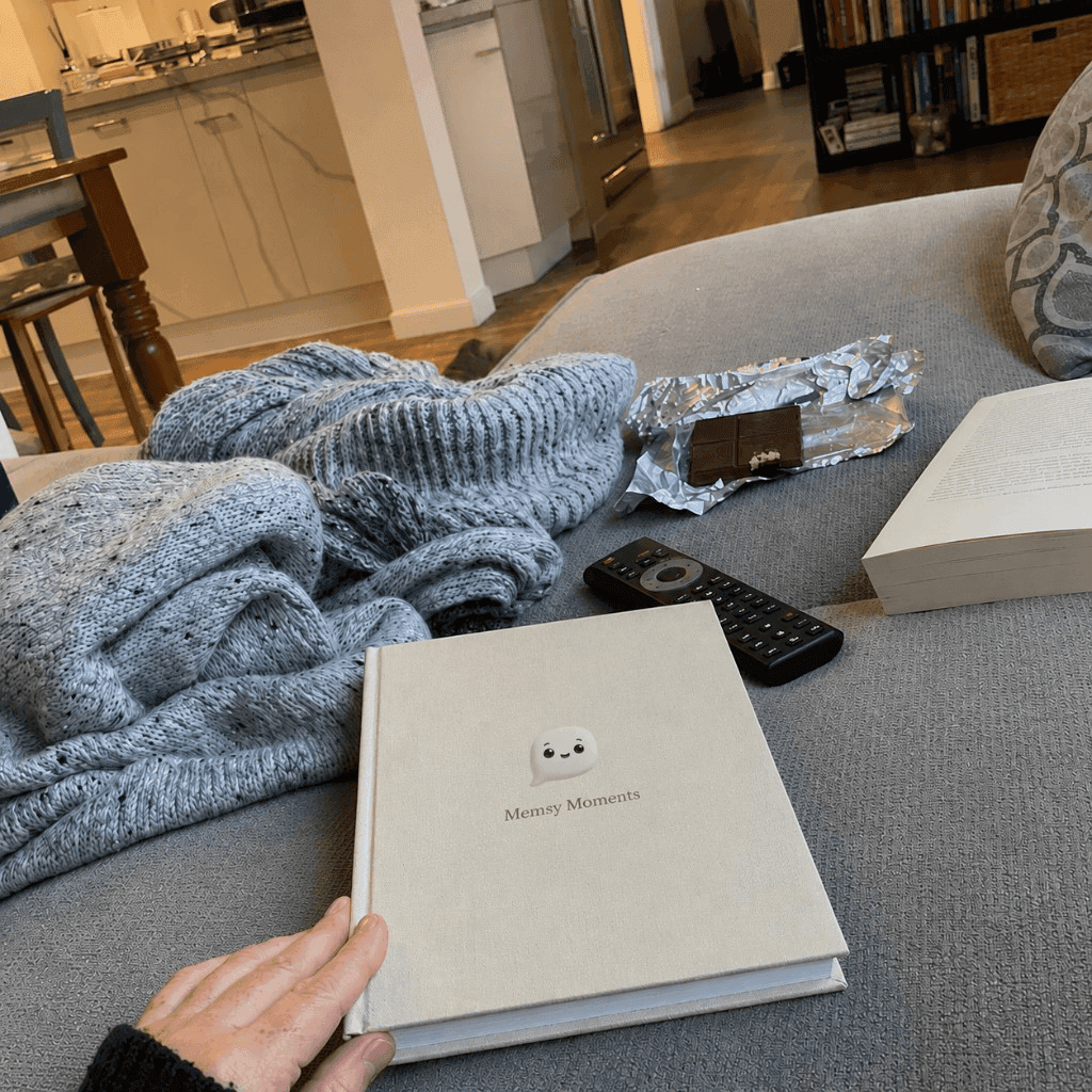 Foto von Klaus-Dieter R. mit dem Memsy-Buch